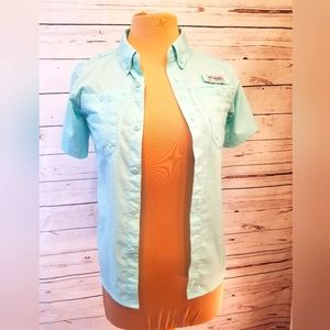 Columbia button shirt Fishing Summer  Omni-Shade